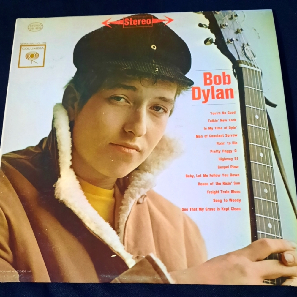 Bob Dylan - First Debut Album, Columbia Stereo CS8579, 1962
